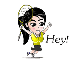 badminton team V2 Anime-Eng sticker #12717199