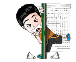 badminton team V2 Anime-Eng sticker #12717209