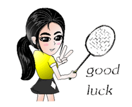 badminton team V2 Anime-Eng sticker #12717210