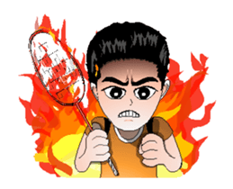 badminton team V2 Anime-Eng sticker #12717214