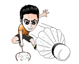 badminton team V2 Anime-Eng sticker #12717220