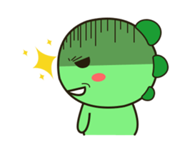 Kawaii Dino animated sticker #12717288