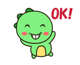 Kawaii Dino animated sticker #12717289