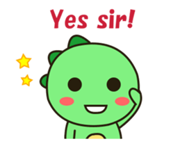 Kawaii Dino animated sticker #12717294