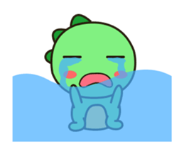 Kawaii Dino animated sticker #12717301