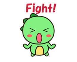 Kawaii Dino animated sticker #12717302