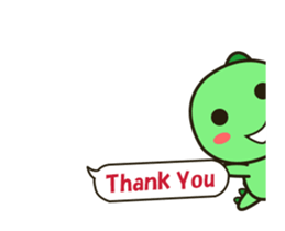 Kawaii Dino animated sticker #12717304