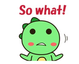 Kawaii Dino animated sticker #12717306