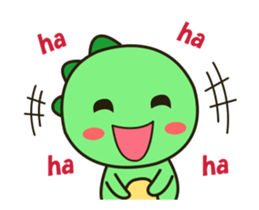 Kawaii Dino animated sticker #12717308