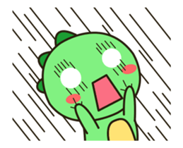 Kawaii Dino animated sticker #12717309