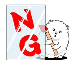 Move! Pomeranian 4 sticker #12717472