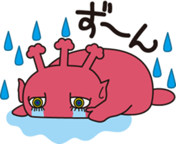 Saturn people dot-cyan sticker #12717715