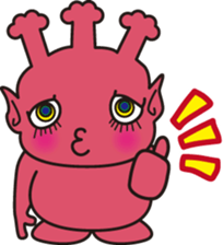 Saturn people dot-cyan sticker #12717716