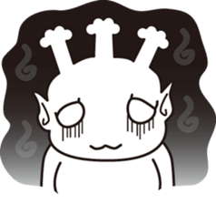 Saturn people dot-cyan sticker #12717721