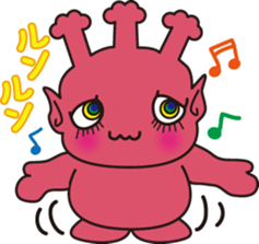 Saturn people dot-cyan sticker #12717727