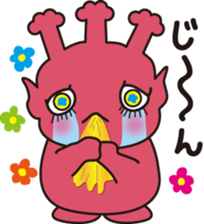 Saturn people dot-cyan sticker #12717729