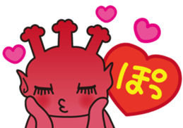 Saturn people dot-cyan sticker #12717737