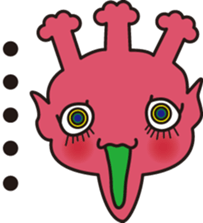 Saturn people dot-cyan sticker #12717743