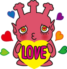 Saturn people dot-cyan sticker #12717744