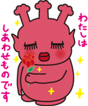 Saturn people dot-cyan sticker #12717746