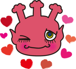 Saturn people dot-cyan sticker #12717747