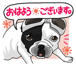 French bulldog family12 sticker #12718070