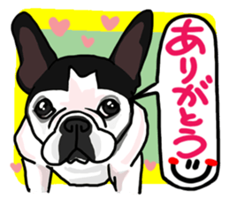 French bulldog family12 sticker #12718075