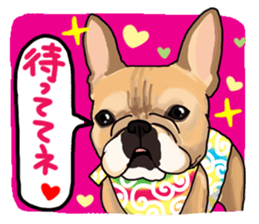 French bulldog family12 sticker #12718084
