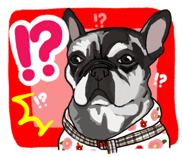 French bulldog family12 sticker #12718089