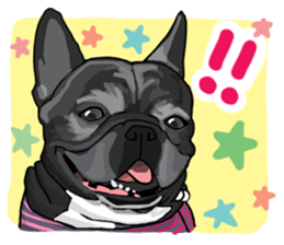 French bulldog family12 sticker #12718098