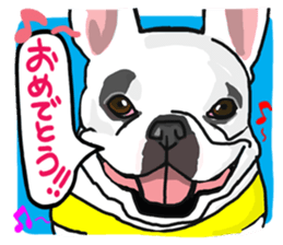 French bulldog family12 sticker #12718101