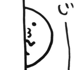 greeting round bird sticker #12718609