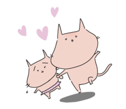 Momoneko 24/7 sticker #12719326