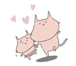 Momoneko 24/7 sticker #12719326