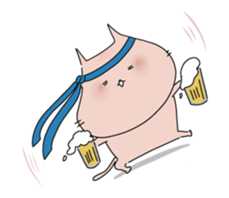 Momoneko 24/7 sticker #12719344