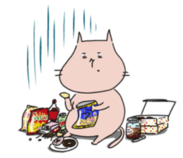 Momoneko 24/7 sticker #12719347