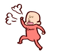 Baby Sticker"Hello Canon!!" sticker #12719383