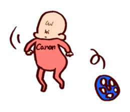 Baby Sticker"Hello Canon!!" sticker #12719388