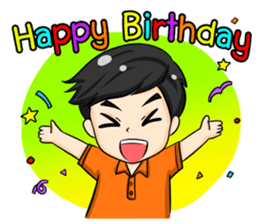 Peng : Blessing Happy Birthday to You. sticker #12719439