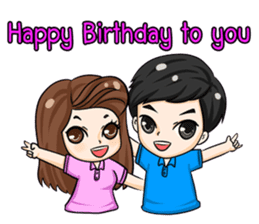 Peng : Blessing Happy Birthday to You. sticker #12719441