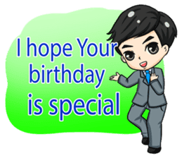 Peng : Blessing Happy Birthday to You. sticker #12719442