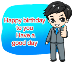 Peng : Blessing Happy Birthday to You. sticker #12719444