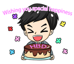 Peng : Blessing Happy Birthday to You. sticker #12719447
