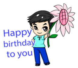 Peng : Blessing Happy Birthday to You. sticker #12719452
