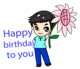 Peng : Blessing Happy Birthday to You. sticker #12719452