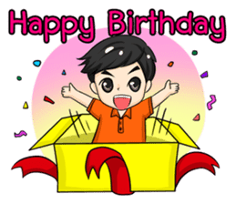 Peng : Blessing Happy Birthday to You. sticker #12719456