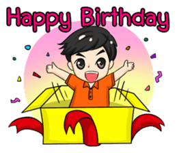 Peng : Blessing Happy Birthday to You. sticker #12719456