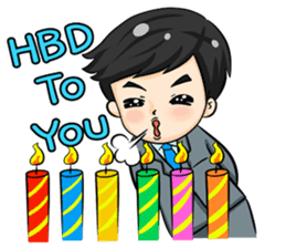 Peng : Blessing Happy Birthday to You. sticker #12719460