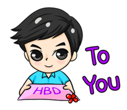 Peng : Blessing Happy Birthday to You. sticker #12719462