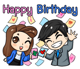 Peng : Blessing Happy Birthday to You. sticker #12719465